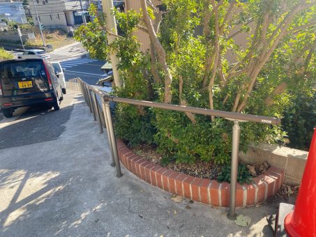 葉山町　吉乃寿し　屋外手摺工事