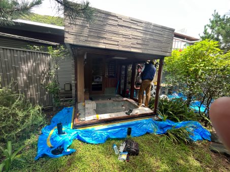 葉山町　在来浴室　解体