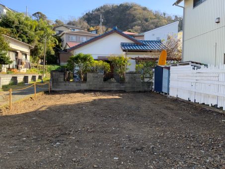 葉山 外構施工前